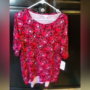 BNWT Lularoe Irma Disney top